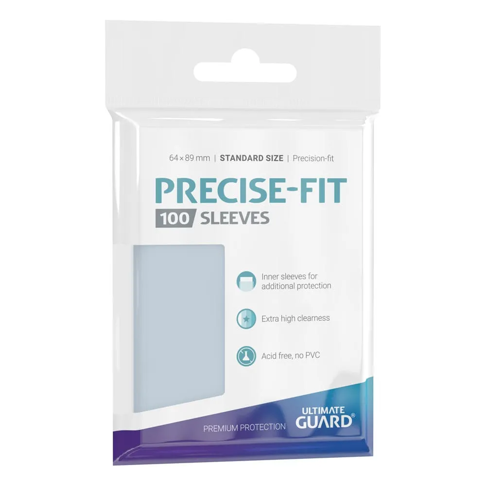 Ultimate Guard Precise-Fit Sleeves Standard Size 64 x 89 mm (100 Sleeves)